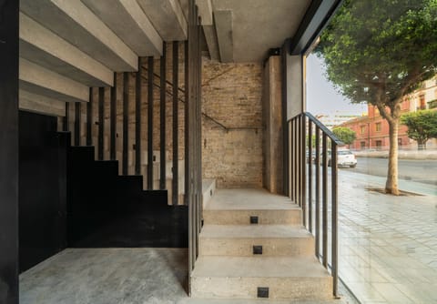 Interior entrance