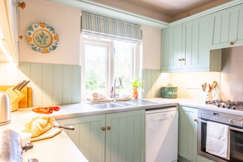 Ground floor: The light, bright kitchen