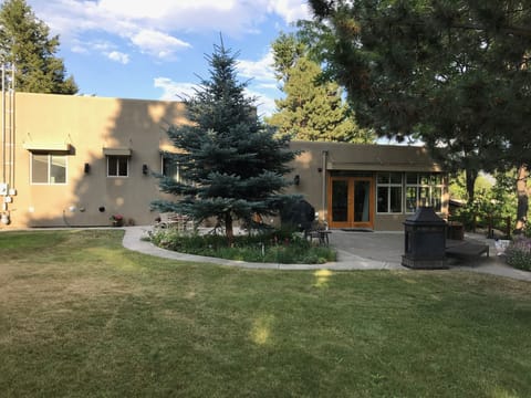 West side of the house