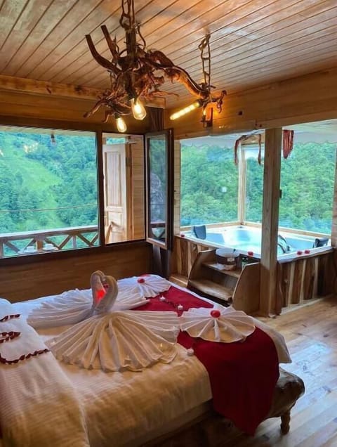 Honeymoon Double Room, 1 King Bed, River View | Egyptian cotton sheets, premium bedding, soundproofing, free WiFi