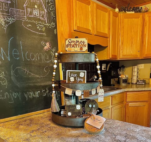 Enjoy the Smores Bar during summer months & the hot chocolate bar in the winter