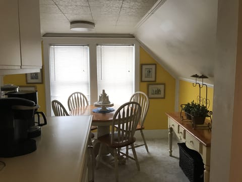 Upstairs breakfast nook
