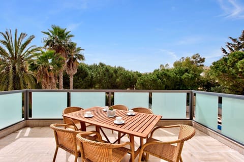 Our balcony also offers lovely views of the lush valley.