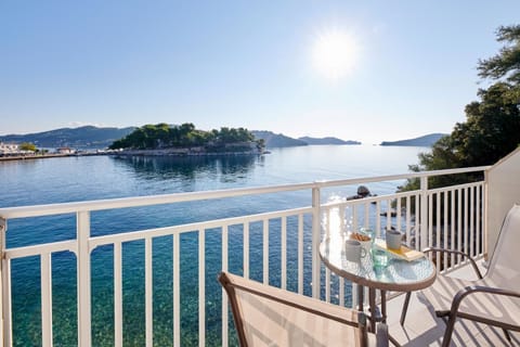 Triple Room, Sea View | Balcony view