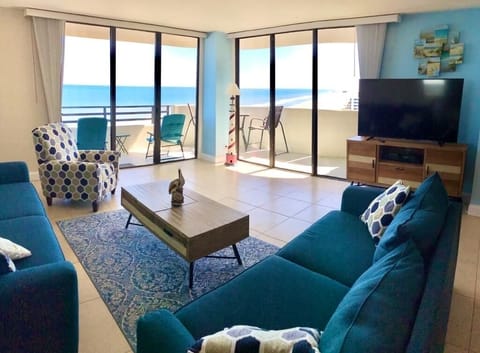 Gorgeous Ocean  view with wraparound balcony. 