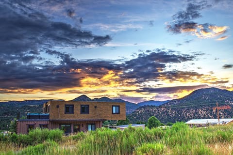 Picturesque sunset at Envase Casa with breathtaking views! 