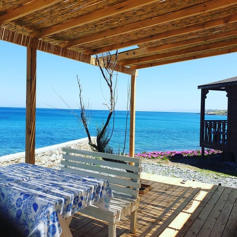 Panoramic Mobile Home, 1 Bedroom, Patio, Sea View | Beach/ocean view