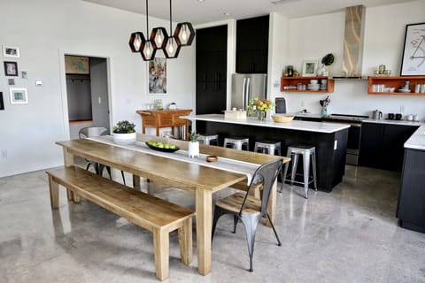 Lakeviews while working in the kitchen.