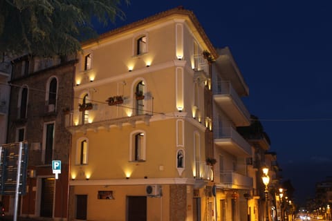 Front of property - evening/night
