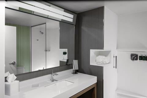 Free toiletries, hair dryer, towels, soap