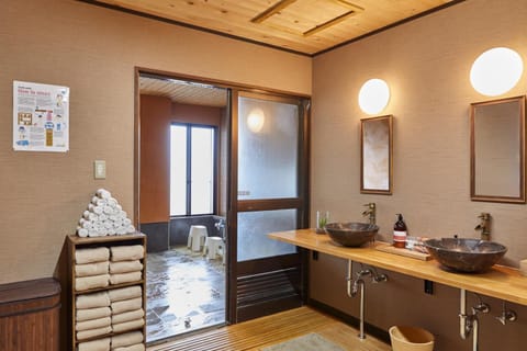 Free toiletries, hair dryer, bathrobes, electronic bidet
