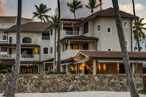 View from the shared access beach in front of the property.