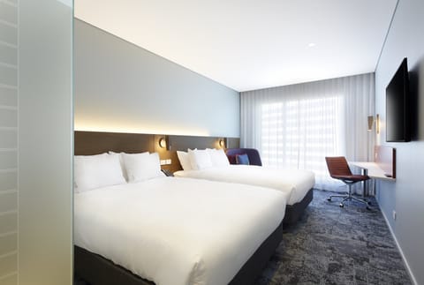 Standard Room, 2 Queen Beds | Premium bedding, in-room safe, desk, laptop workspace