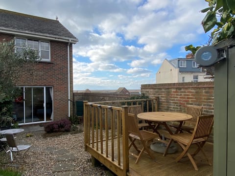 View over Chesil Beach
