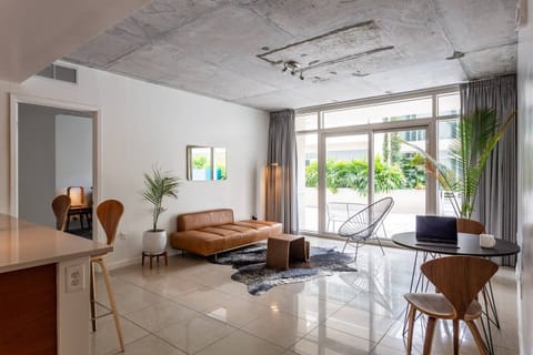 Comfortable and relaxing open-plan living and dining room.