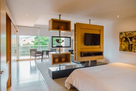 Premium bedding, down comforters, minibar, in-room safe