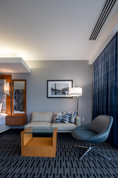 Deluxe Room, 1 King Bed | Hypo-allergenic bedding, down comforters, pillowtop beds, in-room safe