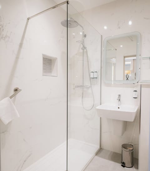 Free toiletries, hair dryer, towels, soap