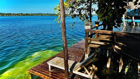 Private beach, white sand, sun loungers