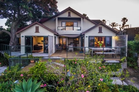 looking up from back of section