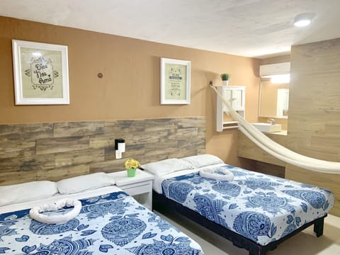 Standard Double Room, 2 Double Beds | Premium bedding, minibar, desk, laptop workspace