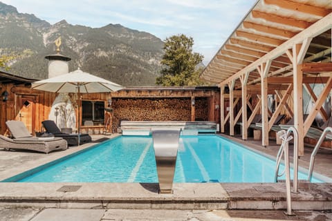 Indoor pool, outdoor pool