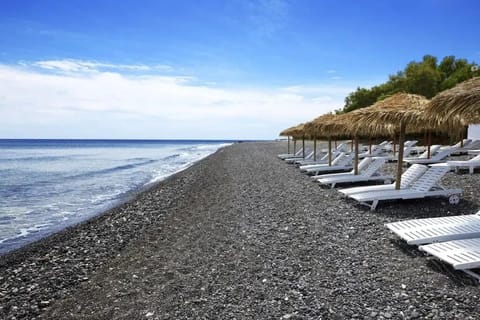 Beach nearby, black sand