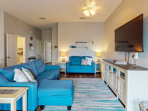 Level Two, Living Area with Sleeper Sofa