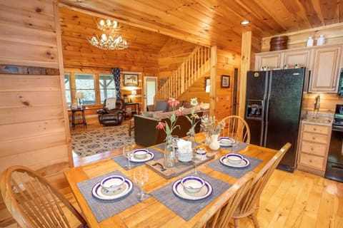 Dining table with seating for 6