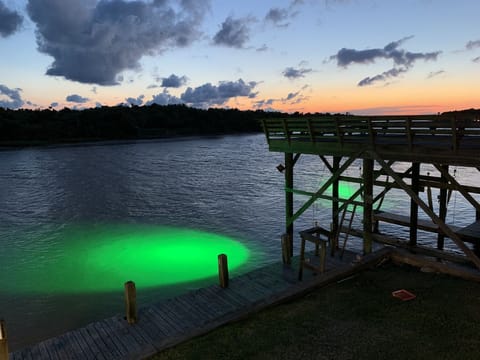 The trout are biting. Enjoy the best seat in the house. 