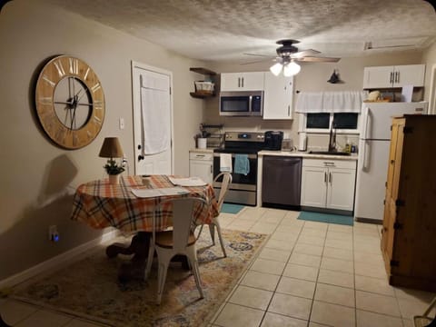 Kitchen and dining table