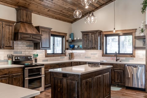 Kitchen on main level