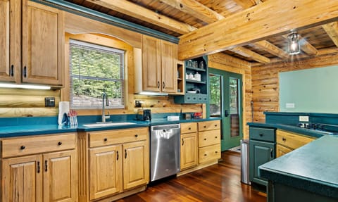 Generous counter-top space.