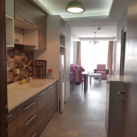 Standard Apartment | Private kitchenette | Fridge, oven, stovetop, cookware/dishes/utensils