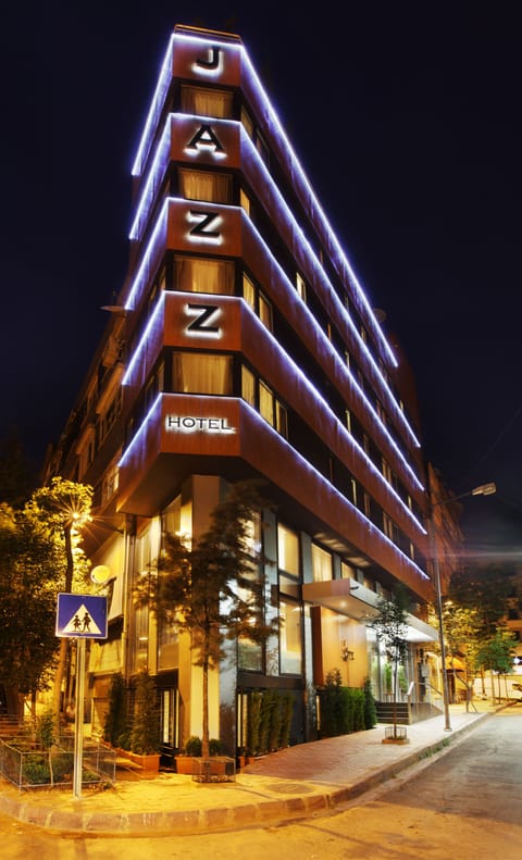Front of property - evening/night