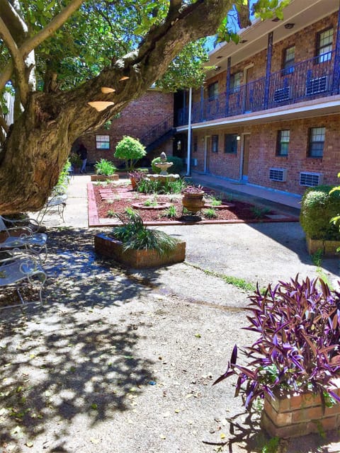 Quiet courtyard for a morning coffee or an evening glass of wine.