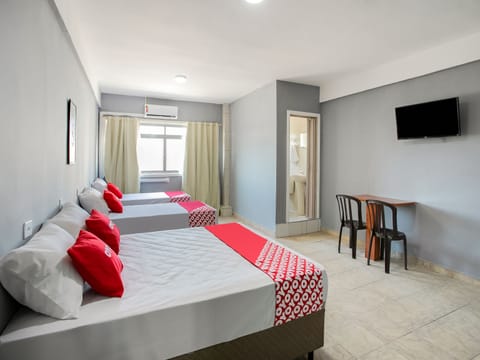 Quadruple Room (4 Single Beds) | Soundproofing, free WiFi, bed sheets