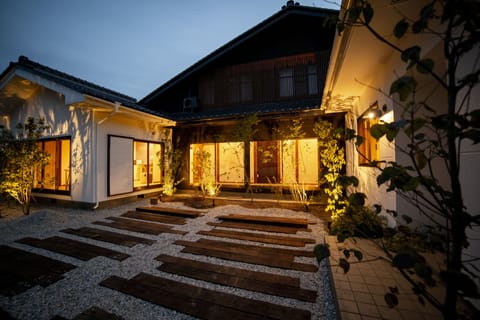 Front of property - evening/night