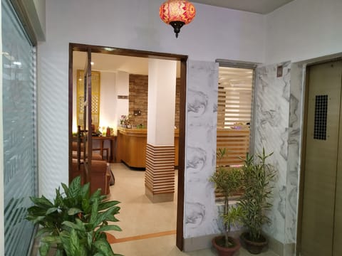 Interior entrance