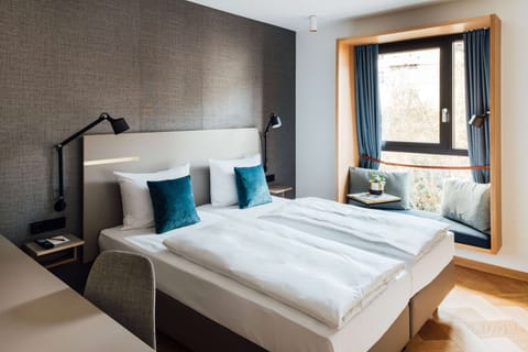 Superior Double Room | Hypo-allergenic bedding, in-room safe, desk, laptop workspace