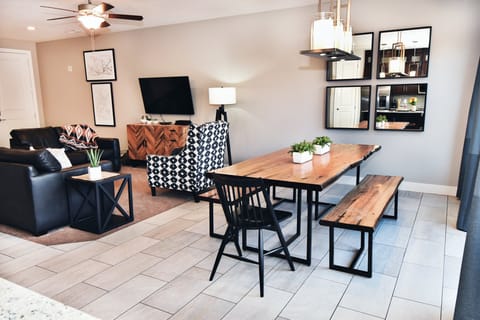 Dining Area with Seating for 8 with incredible views!