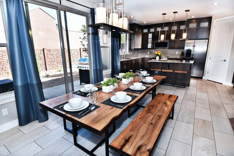 Dining Area with Seating for 8 with incredible views!