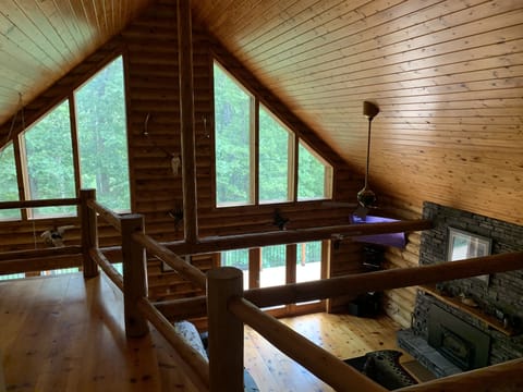 Balcony view of great room 