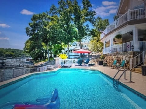 Private heated pool