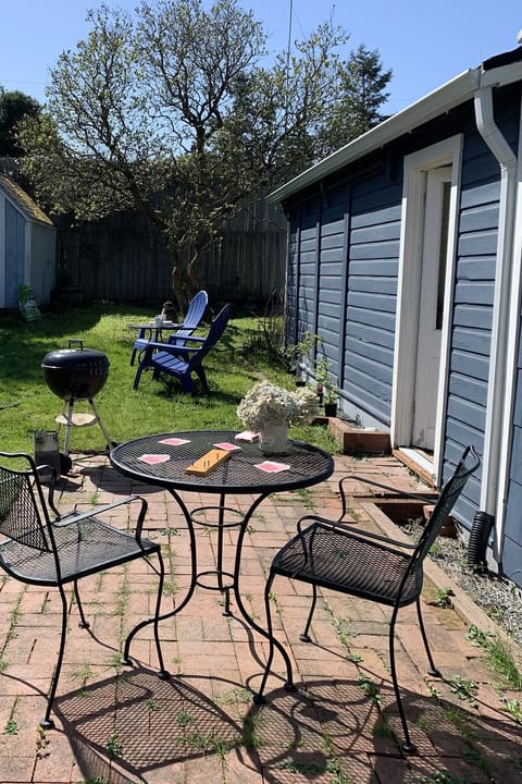 Back patio with grill