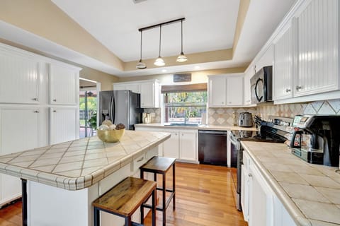 The kitchen is fully equipped but please note there is NO dishwasher.