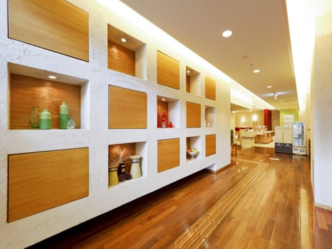Interior entrance