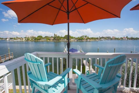 View from private deck!