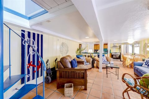 downstairs living area from entry hall