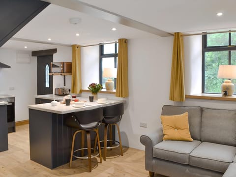 Well presented open plan living space | Ysgoldy Salem - Cewydd Cottages, Cwm-Cewydd, near Machynlleth